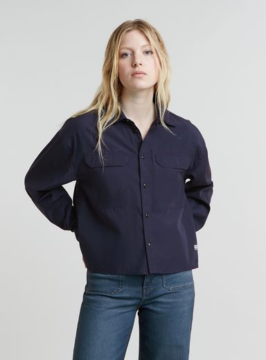 Cropped Pocket Shirt